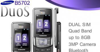 Samsung okostelefonok két SIM kártyával