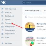 Kako stvoriti grupu na mreži VKontakte Otvorite zajednicu u VKontakteu