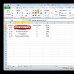 Buchhaltungsinformationen Eingabe von Excel in 1c-Dokument