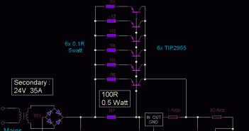 Power supply 12 V 30 amp